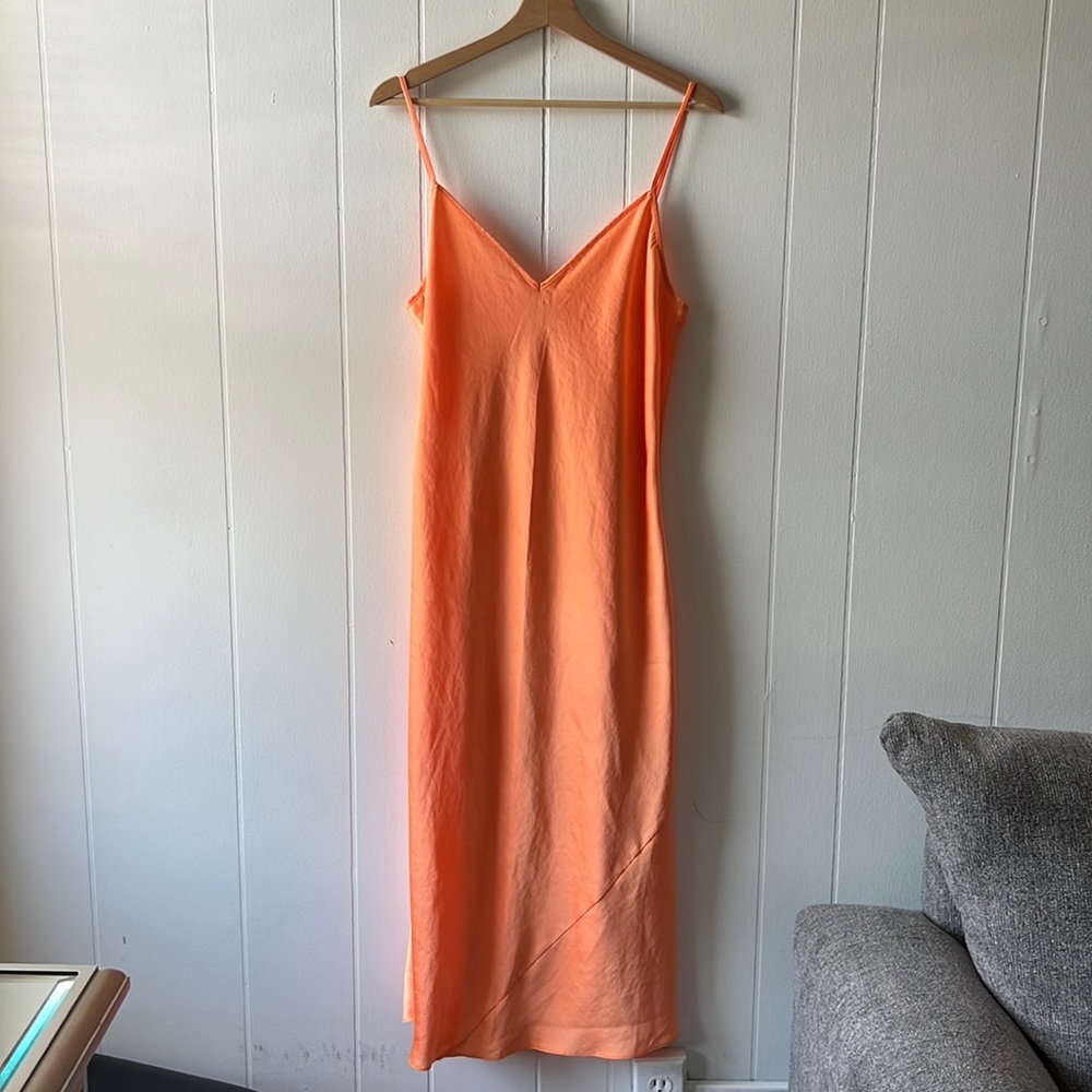 Aritzia only slip midi dress